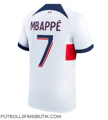 Paris Saint-Germain Kylian Mbappe #7 Replika Bortatröja 2023-24 Kortärmad